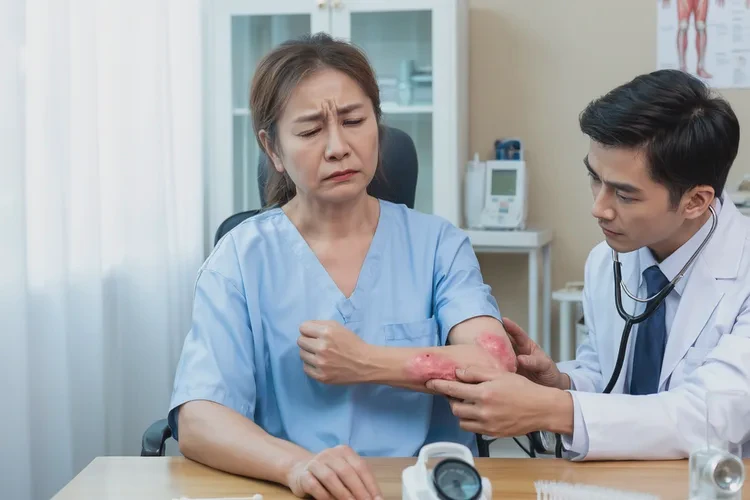 女人身上偶爾長(zhǎng)濕疹能靠自己自愈嗎(圖4)