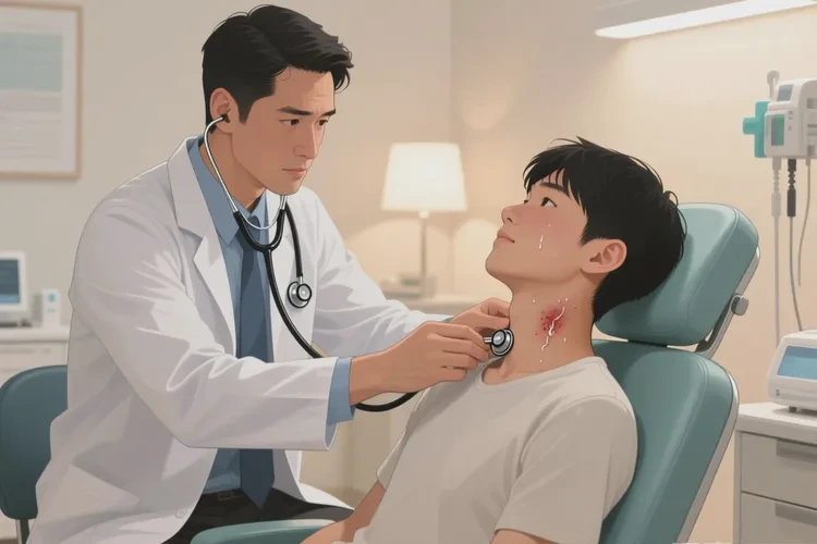 青年人脖子上有濕疹能靠自己自愈嗎(圖3)