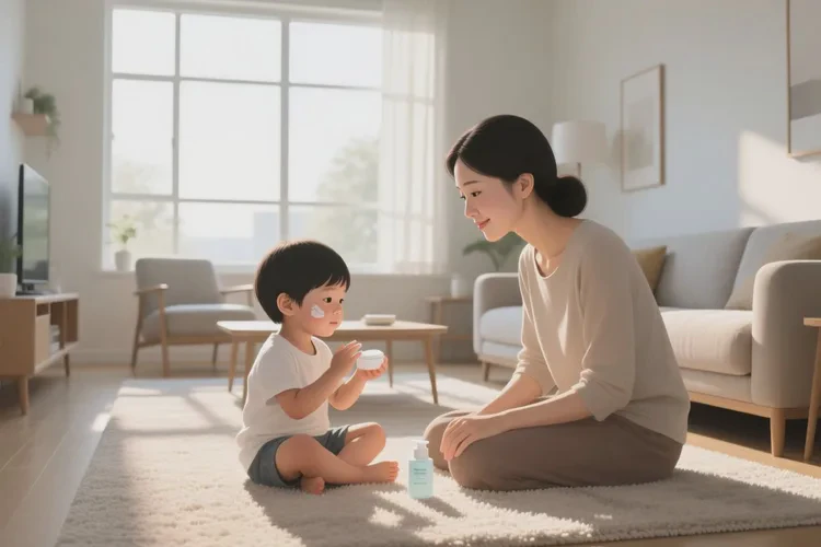 孩子屁股上出現(xiàn)濕疹可以治愈嗎(圖2)