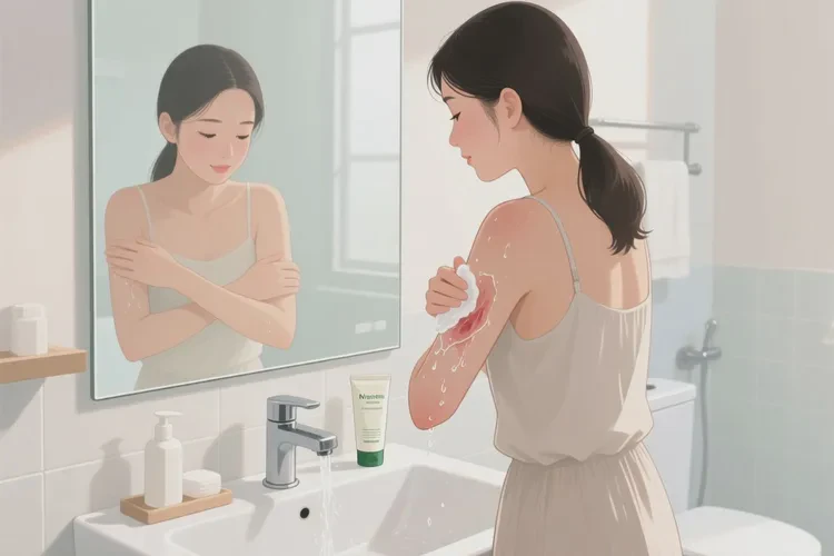 哺乳期妈妈身上偶尔长湿疹能靠自己自愈吗(图2)