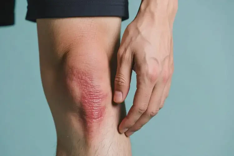 男人小腿上有濕疹可不可以根治(圖1)