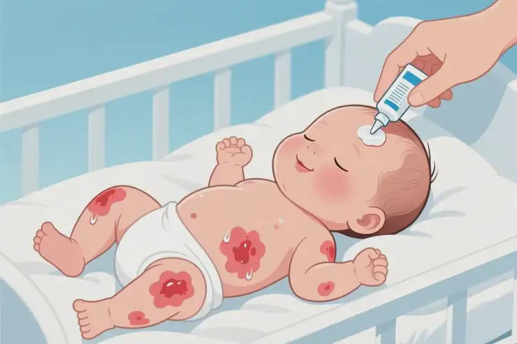 新生兒全身容易長濕疹可以治好嗎(圖4)