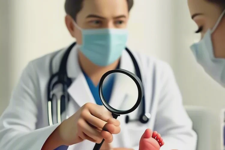 孩子腳上容易長(zhǎng)濕疹可以治愈嗎(圖1)