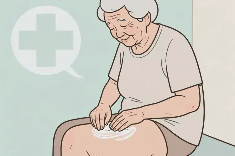 老人屁股上偶爾起濕疹可以治好嗎(圖2)