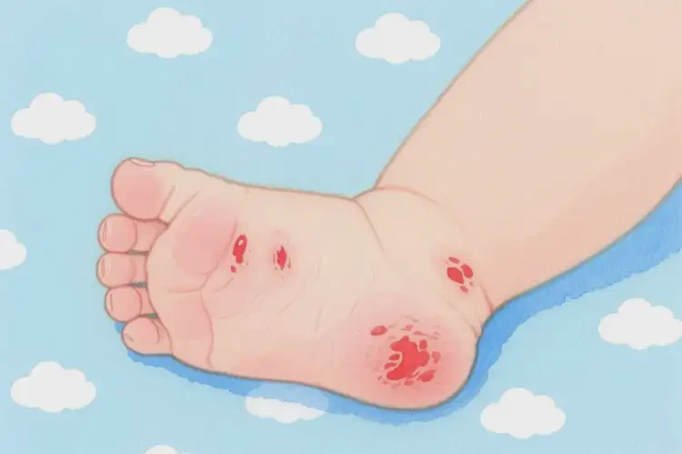 幼兒腳上偶爾長(zhǎng)濕疹可不可以根治(圖2)