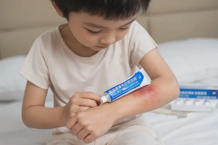 少兒脖子上出濕疹可以治好嗎(圖2)