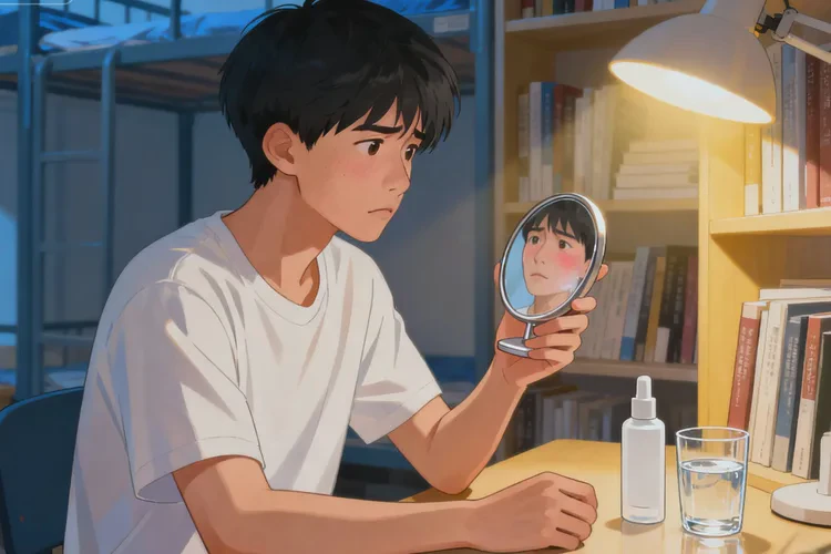 大學生面部偶爾長濕疹能靠自己自愈嗎(圖1)