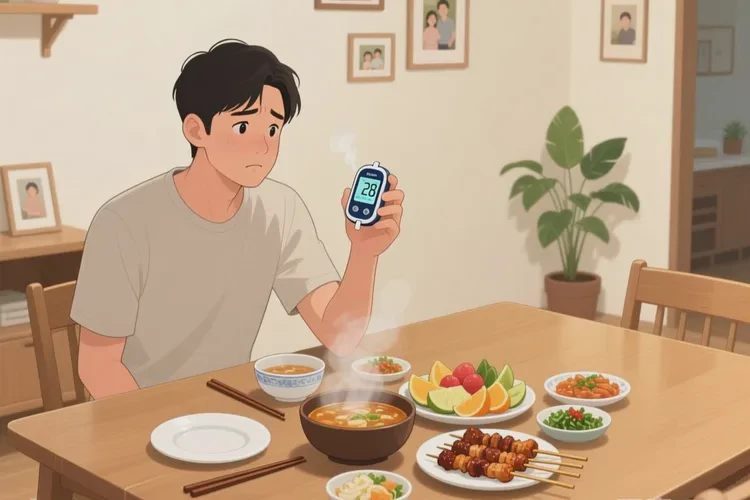 28歲晚餐血糖25.5是怎么回事(圖1)