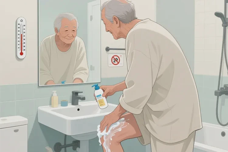 老年人大腿上出現(xiàn)濕疹能靠自己自愈嗎(圖2)