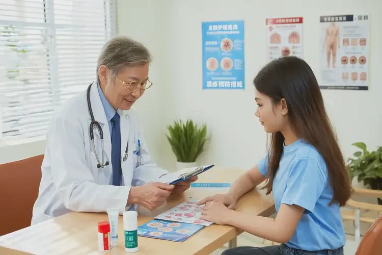 女生臉上容易長濕疹可以治好嗎(圖3)