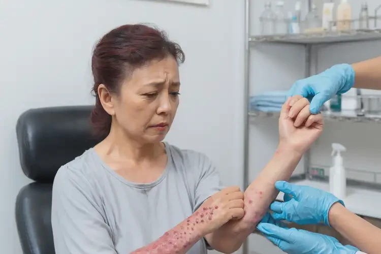 男生肚子經(jīng)常起濕疹可以治好嗎(圖4)