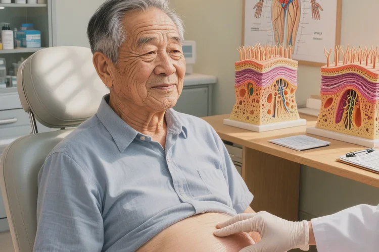 老人肚子出濕疹可以治愈嗎(圖4)