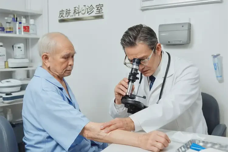 老年人手臂上長濕疹能徹底自愈嗎(圖1)