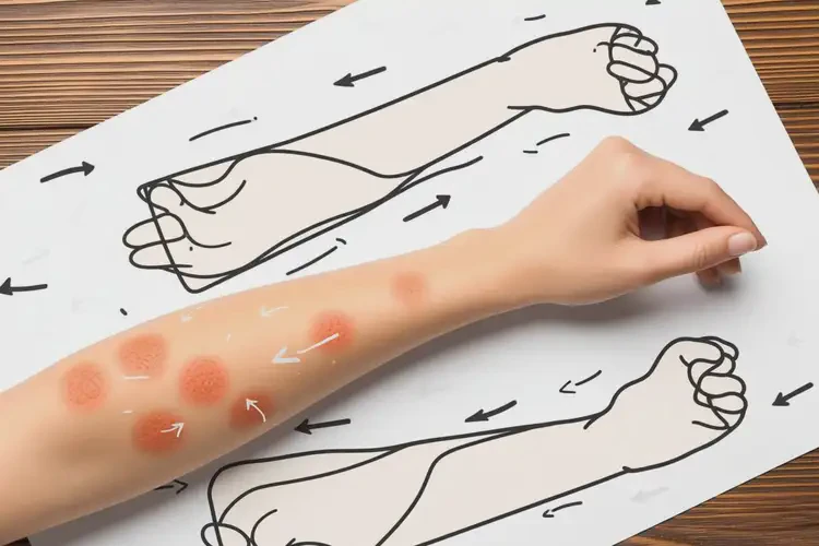 女生手臂上經(jīng)常長濕疹可以治好嗎(圖2)