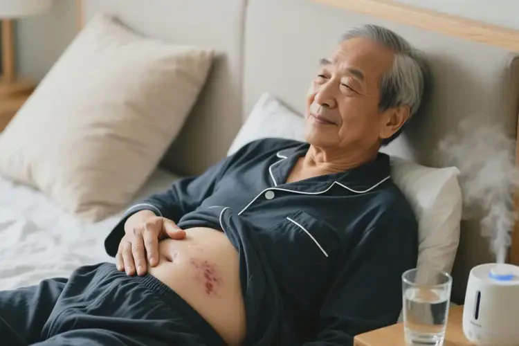 老人肚子上經(jīng)常起濕疹可以治好嗎(圖2)