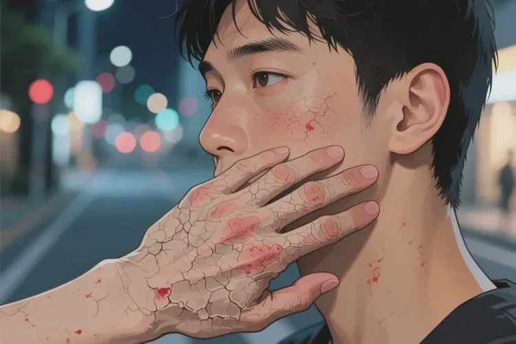 青年人全身出現(xiàn)濕疹能靠自己自愈嗎(圖1)