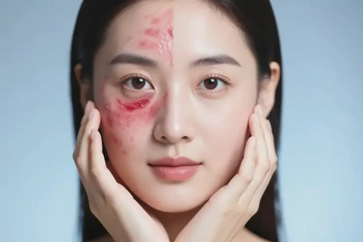 青年人面部容易長濕疹可以治好嗎(圖3)