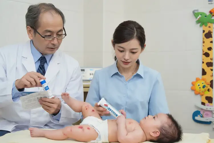 嬰兒大腿上經(jīng)常起濕疹可以治好嗎(圖2)