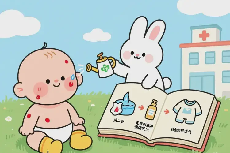 嬰幼兒全身偶爾長濕疹可以治好嗎(圖3)