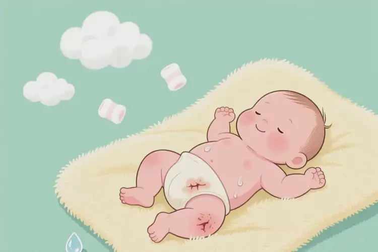 寶寶屁股上起濕疹可以治好嗎(圖2)