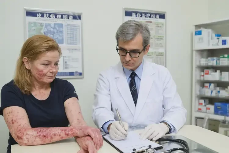 女生四肢經(jīng)常長濕疹可以治好嗎(圖2)