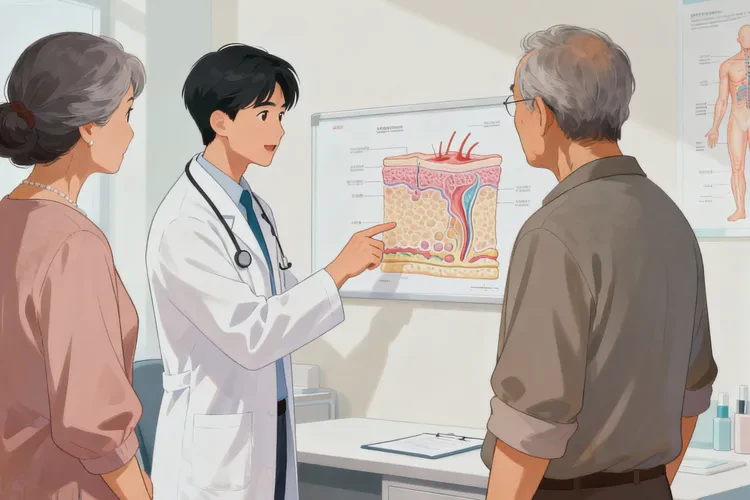 高齡老人屁股上出濕疹能靠自己自愈嗎(圖1)