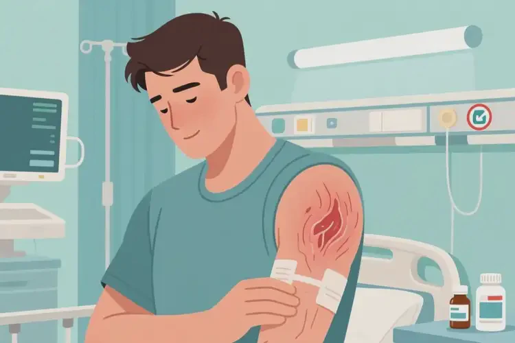 男生手臂上容易長(zhǎng)濕疹可不可以根治(圖2)