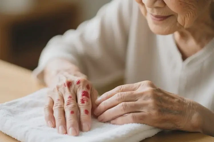 老年人身上容易長(zhǎng)濕疹可以治好嗎(圖1)