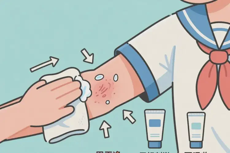 大學(xué)生手臂上有濕疹可不可以根治(圖2)