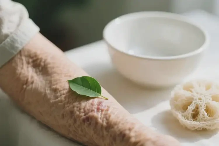 老人手臂起濕疹可以治好嗎(圖1)