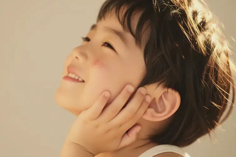 孩子臉上出濕疹可以治好嗎(圖2)