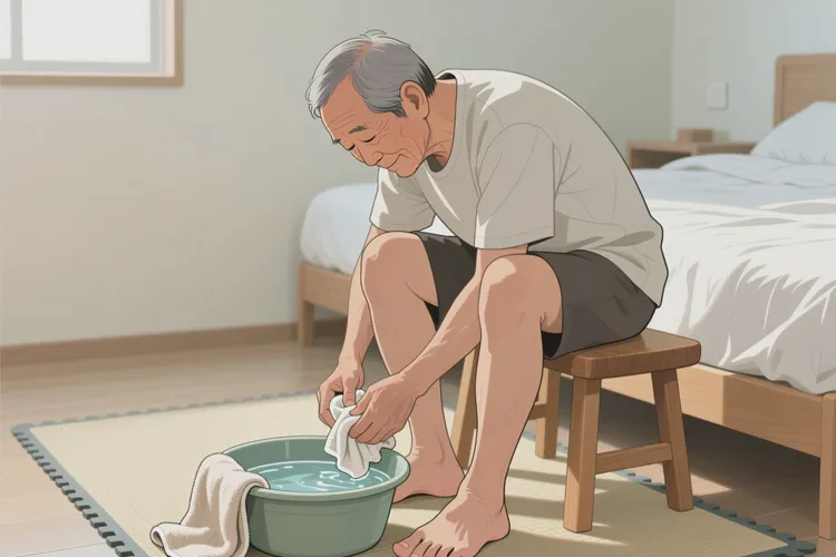 老年人腳上容易起濕疹能靠自己自愈嗎(圖1)