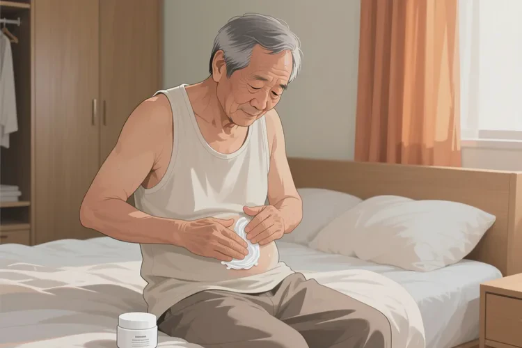 老人肚子上偶爾起濕疹可以治愈嗎(圖1)