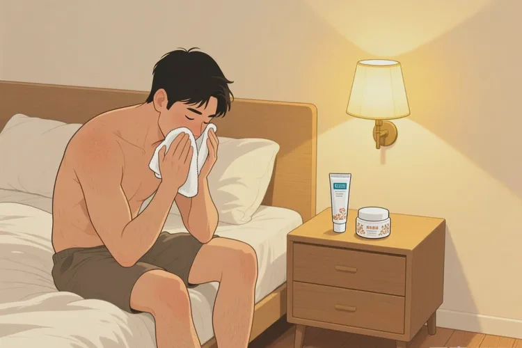 男人臉上經(jīng)常長濕疹能靠自己自愈嗎(圖3)