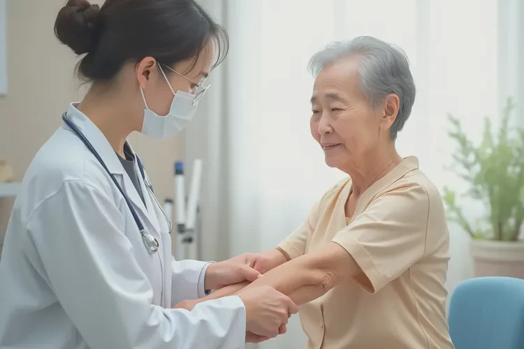 高齡老人手臂長(zhǎng)濕疹能靠自己自愈嗎(圖4)