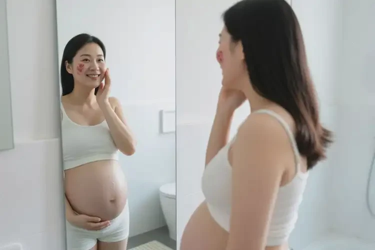 產(chǎn)婦身上偶爾長(zhǎng)濕疹可以治好嗎(圖1)