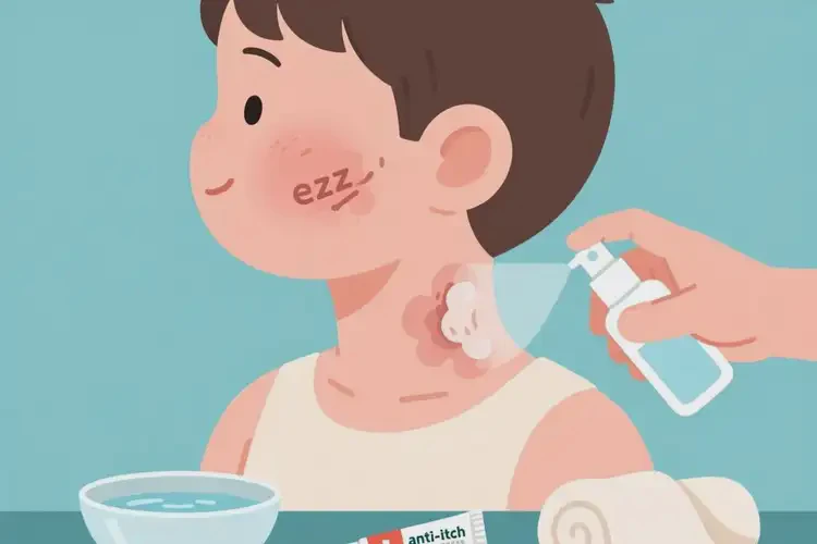 小孩脖子起濕疹可以治好嗎(圖1)