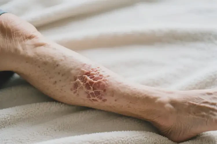 老年人大腿偶爾起濕疹可以治好嗎(圖2)