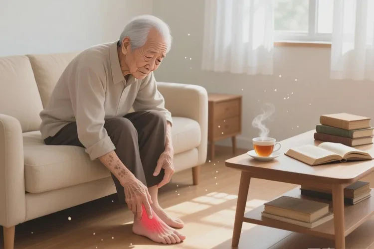 高齡老人腳上偶爾起濕疹能靠自己自愈嗎(圖1)