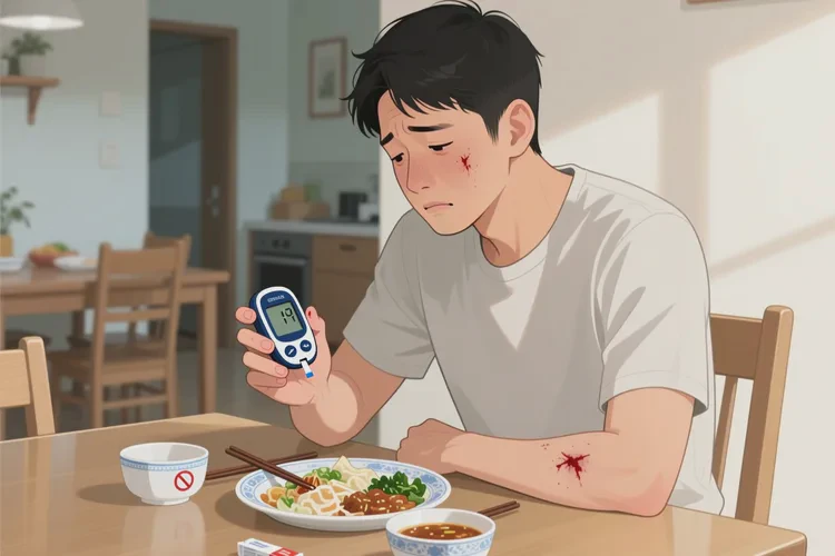 28歲中餐血糖24.8是怎么回事(圖1)