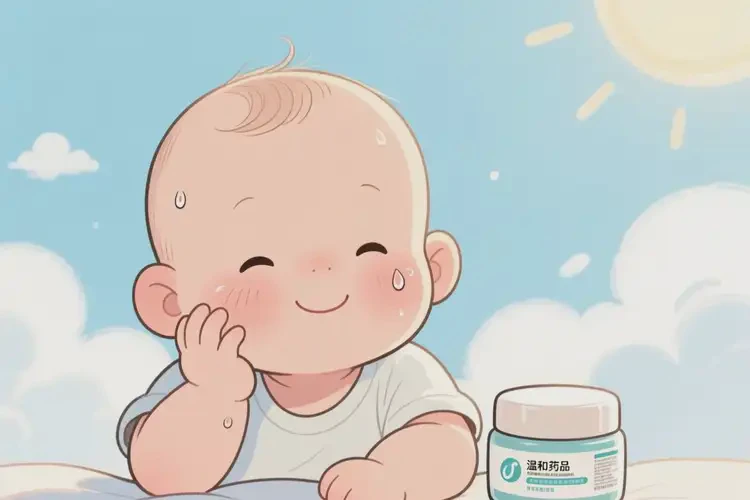 寶寶臉上出現(xiàn)濕疹可以治好嗎(圖3)