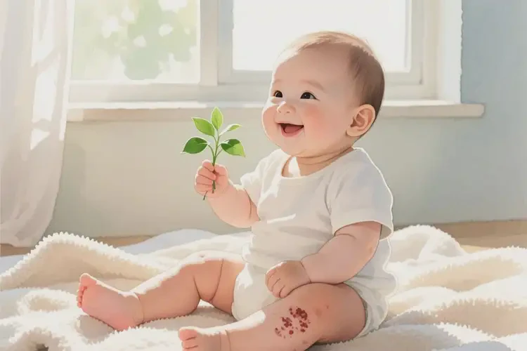 寶寶大腿上有濕疹可以治好嗎(圖3)