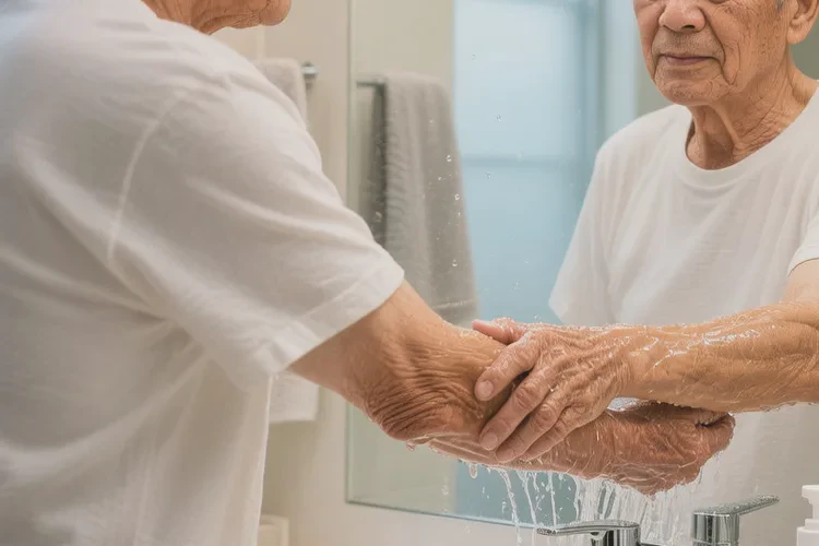 老人手臂起濕疹可以治愈嗎(圖2)