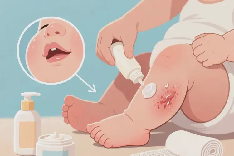 嬰兒小腿經(jīng)常起濕疹可以治好嗎(圖2)