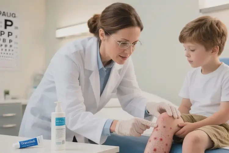 孩子小腿長濕疹可以治好嗎(圖3)