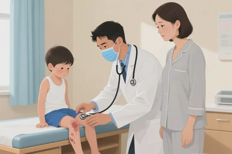 兒童小腿上起濕疹可以治愈嗎(圖3)