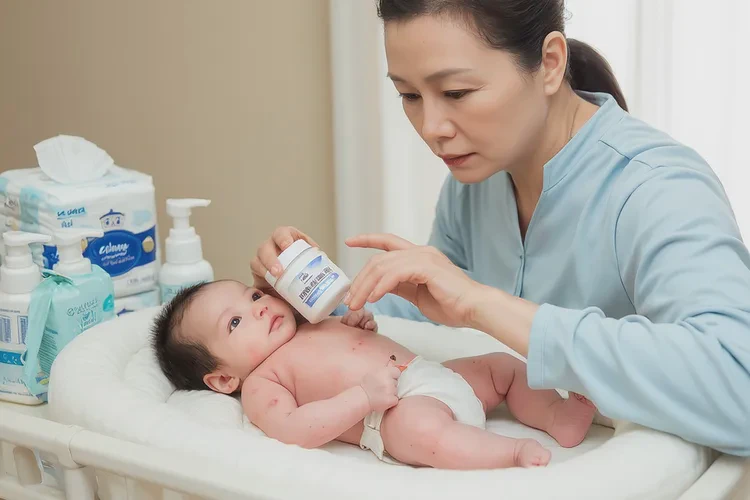 嬰兒脖子上出濕疹可以治愈嗎(圖3)