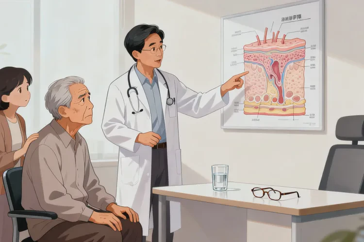 高齡老人肚子上經(jīng)常起濕疹能靠自己自愈嗎(圖1)