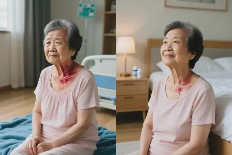 老年人脖子偶尔起湿疹可以治好吗(图1)