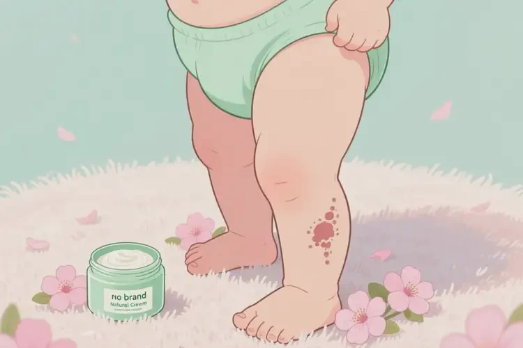 寶寶大腿上出現濕疹可以治好嗎(圖1)